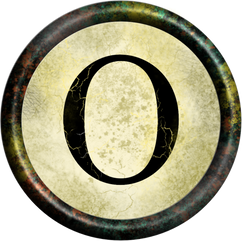 Typewriter Key O