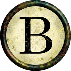 Typewriter Key B